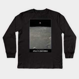 High Resolution Astronomy Apollo 12 Lunar Module Kids Long Sleeve T-Shirt